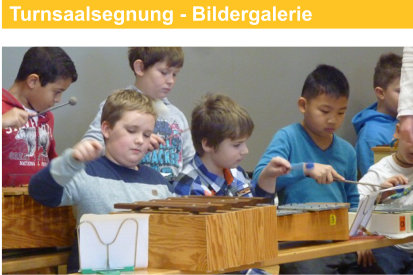 Banner Turnsaalsegnung